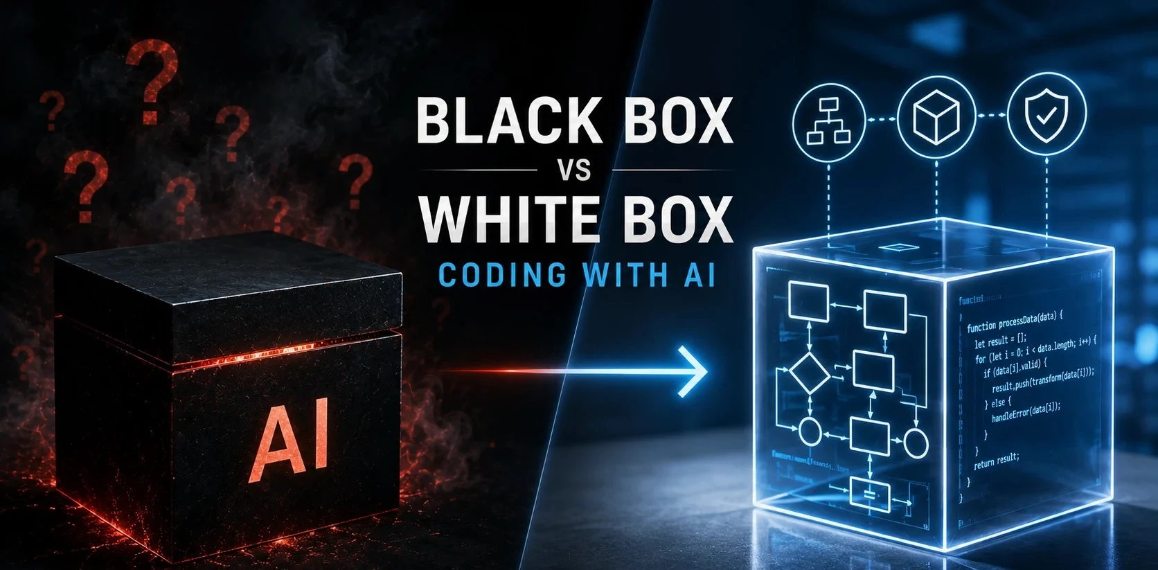 Programación de caja negra y caja blanca con IA